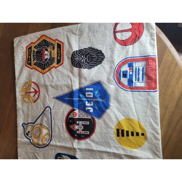 Star Wars Pillowcase Rebel Reversable Jedi Rebel Pilot Sith Millennium Falcon - Picture 6 of 7